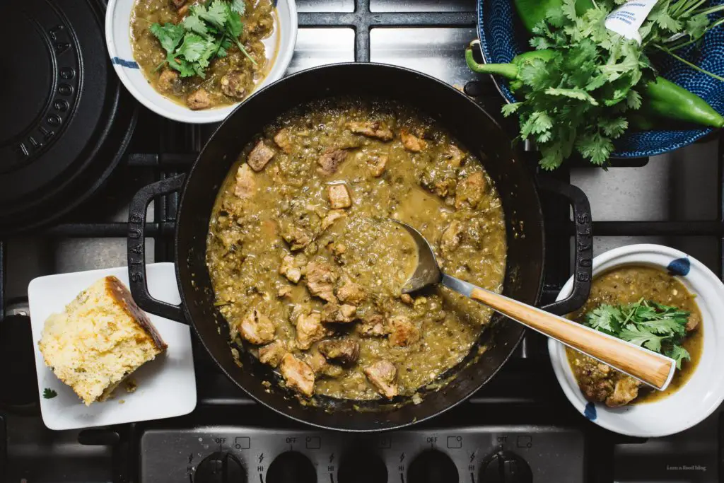 Slow Cooker Green Chili Hatch Chile Verde Recipe