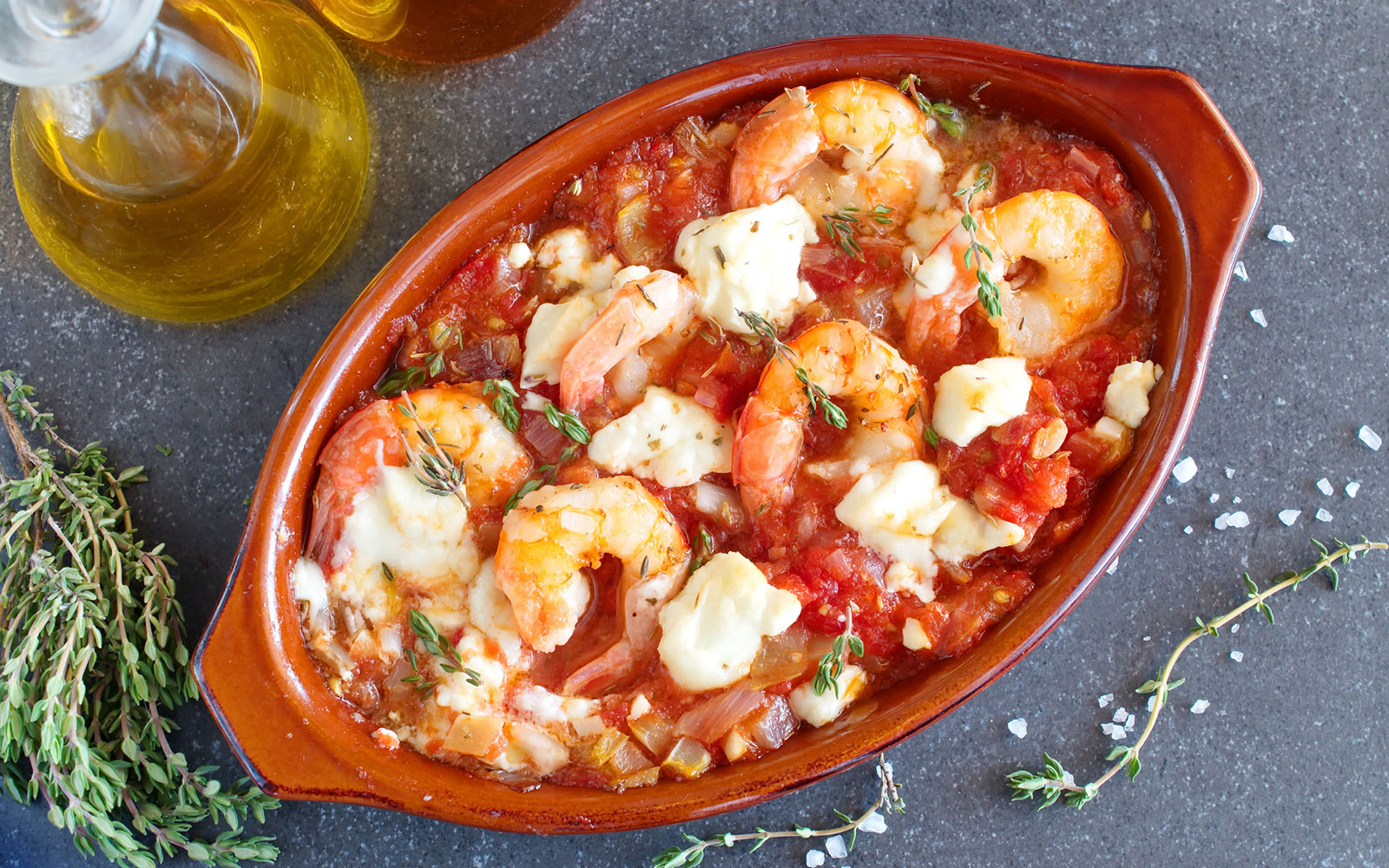 Cómo hacer gambas griegas - El Comensal