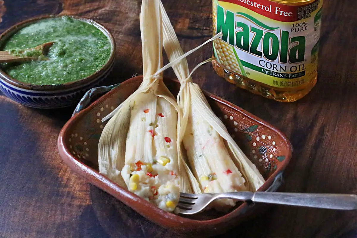 Veganské Tamales