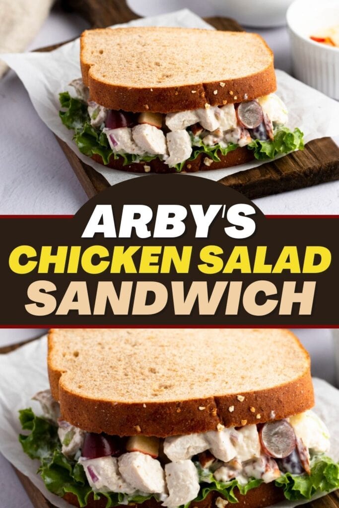 Sándwich de ensalada de pollo de Arby