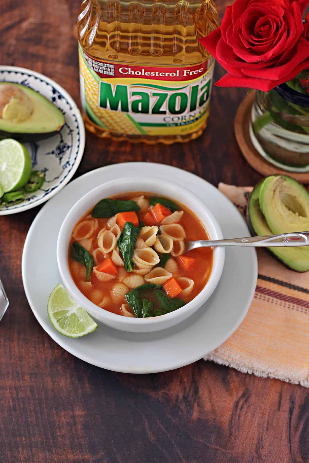Meksikietiška makaronų sriuba