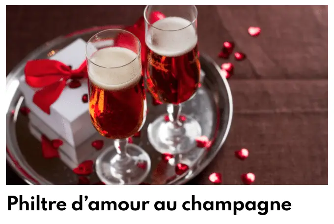 Filter d'amour sa šampanjcem
