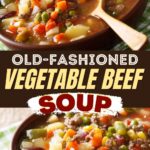 Sopa de res con verduras a la antigua