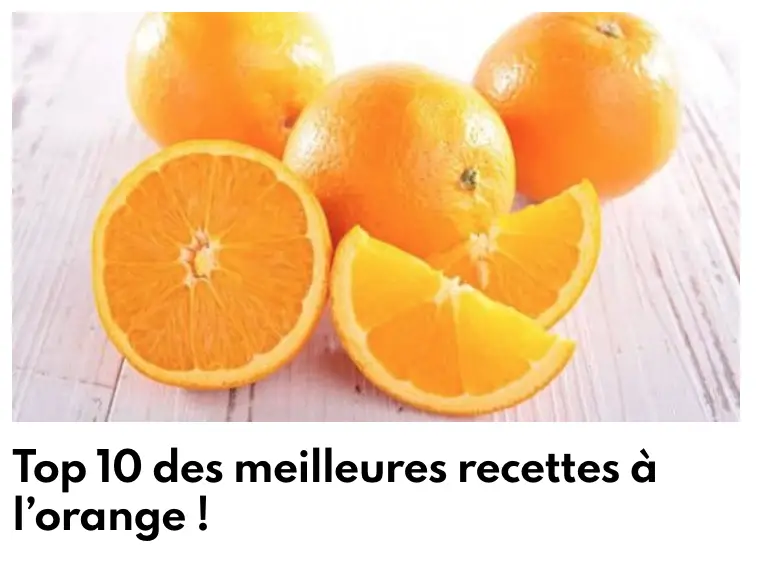 10 migliori ricette di arance