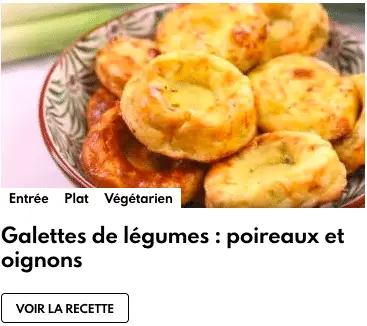 galettes legumbres poireaux oignons