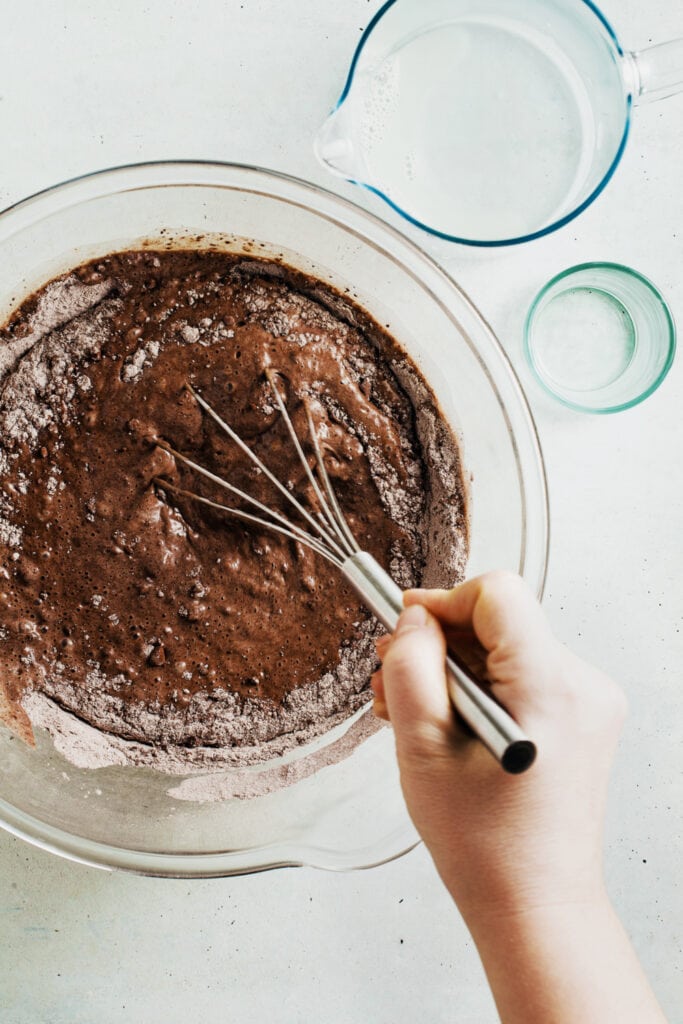 Visp sjokoladekakeblandingen