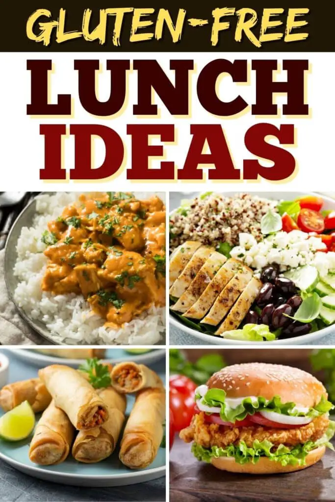 Ideas para almuerzos sin gluten