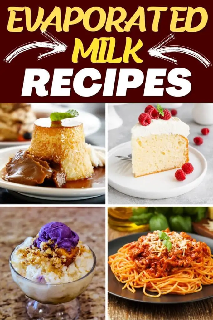 Recetas de Leche Evaporada