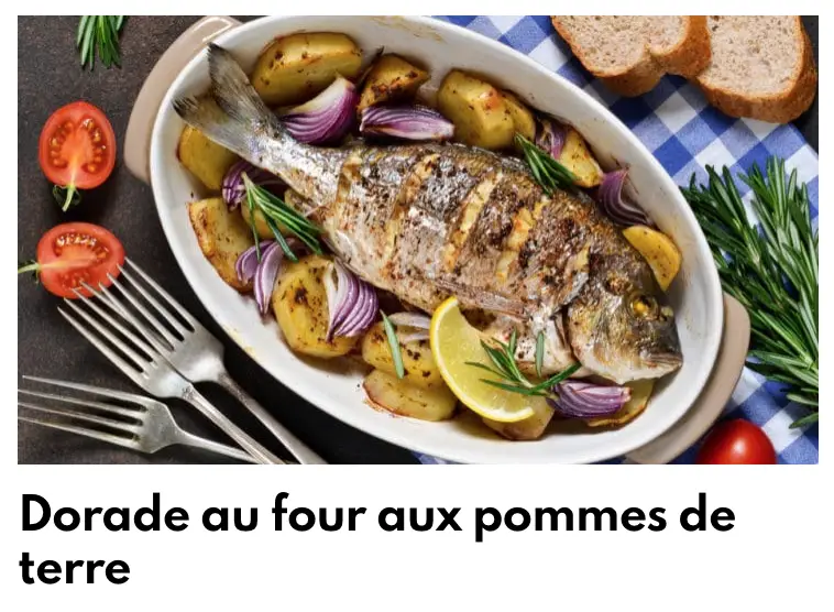 Dorade pommes de terre