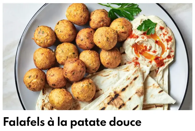 Dosis de papas con falafels