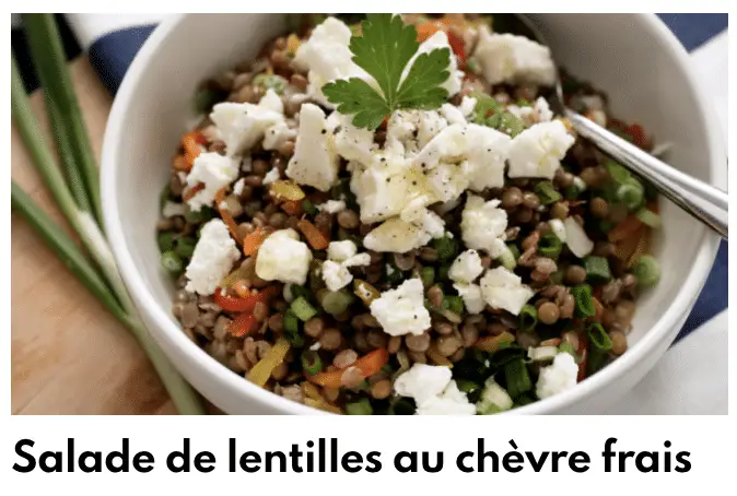 Salad Lentil Chèvre