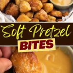 Pehmeitä Pretzel Bites