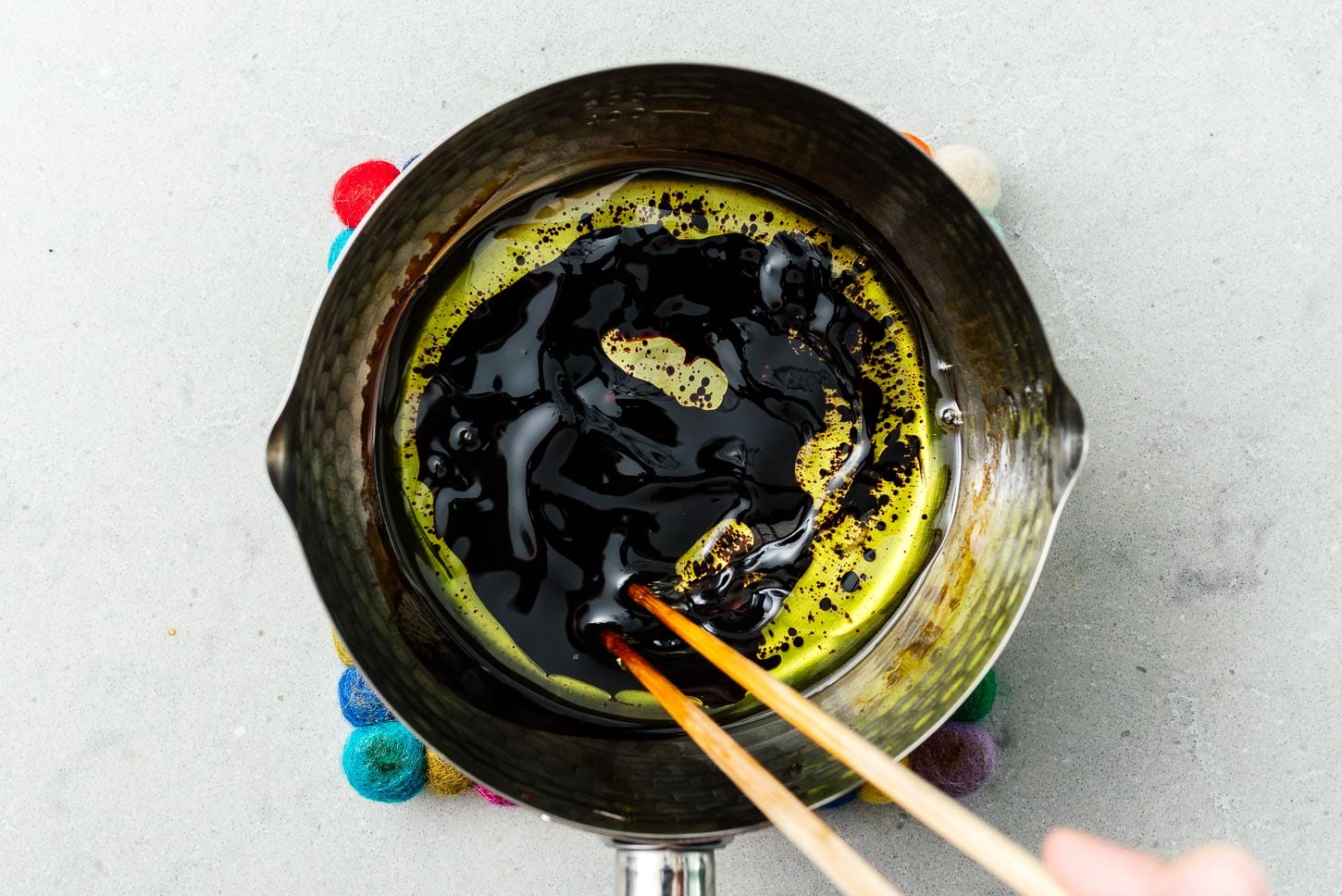 chive oil and soy sauce | www.iamafoodblog.com
