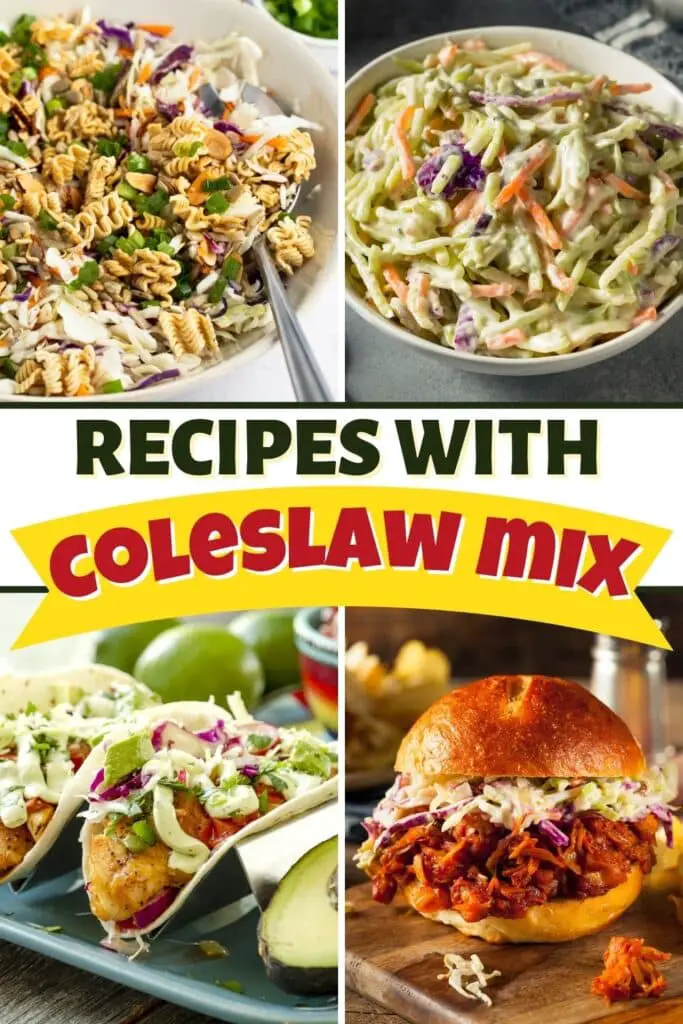 រូបមន្តជាមួយ Coleslaw លាយ