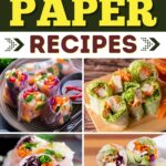 Recetas con papel de arroz