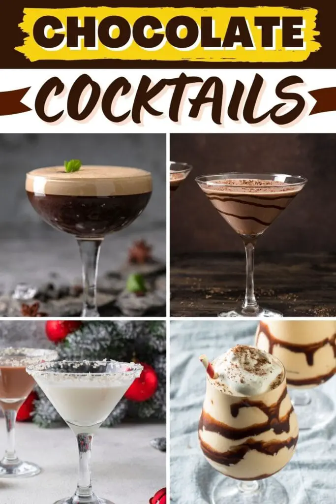 Chocolate cocktails