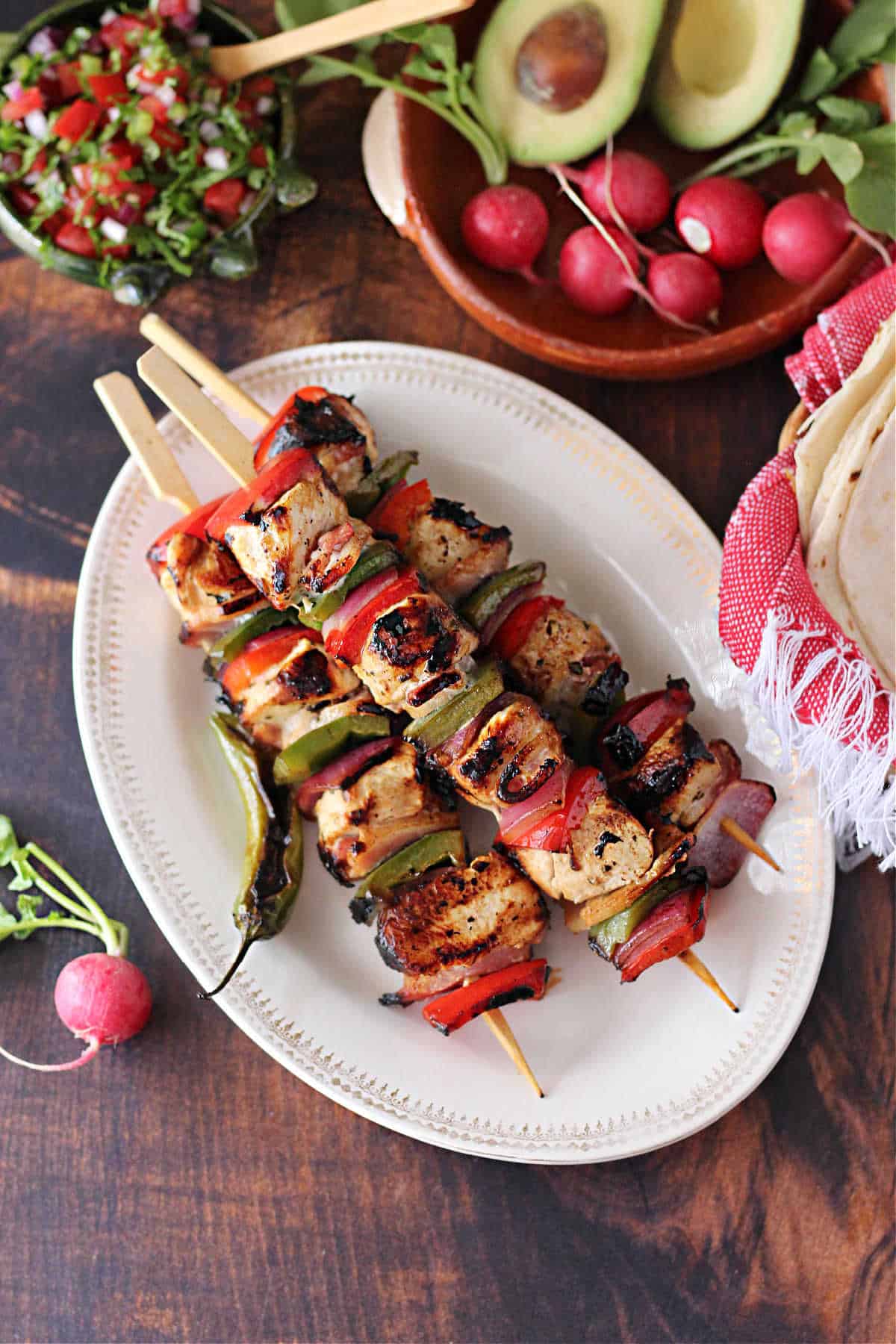 mexican chicken kebabs