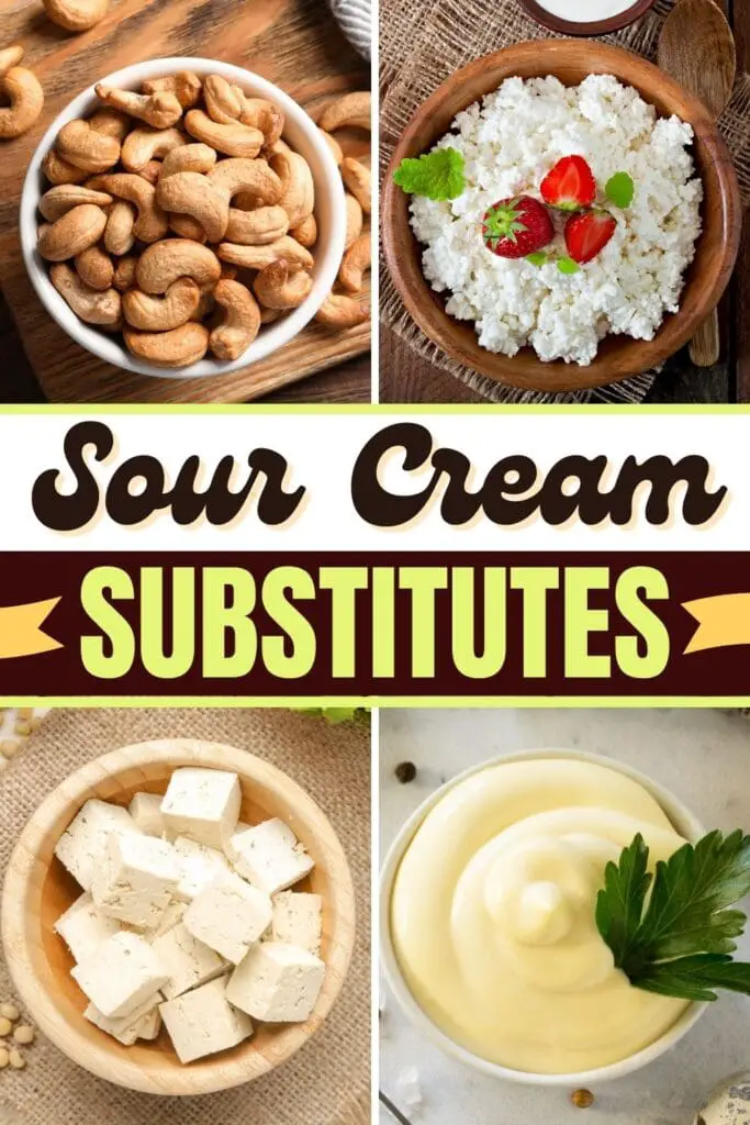 Sustitutos de la crema agria