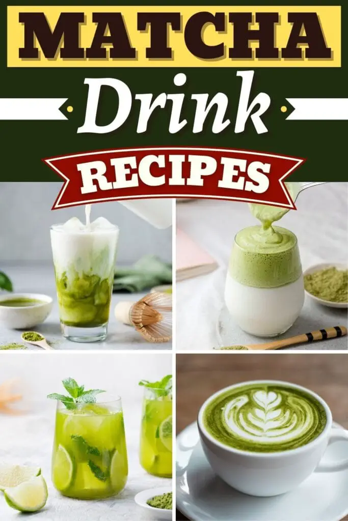 Recetas de bebidas Matcha