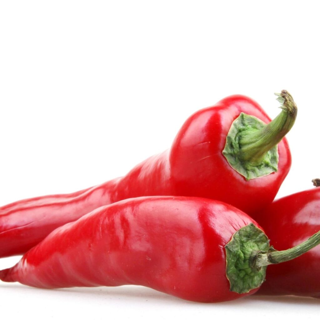pimientos rojos frescos