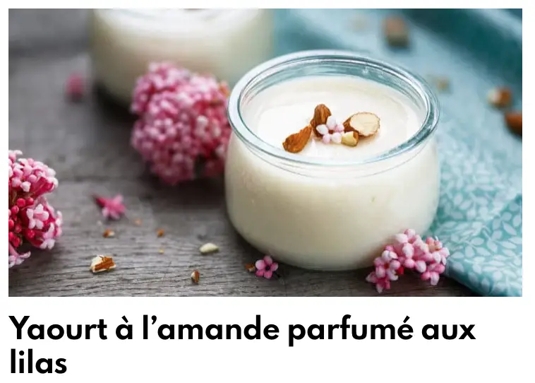 Yaourt à ama parfumé kana lilas