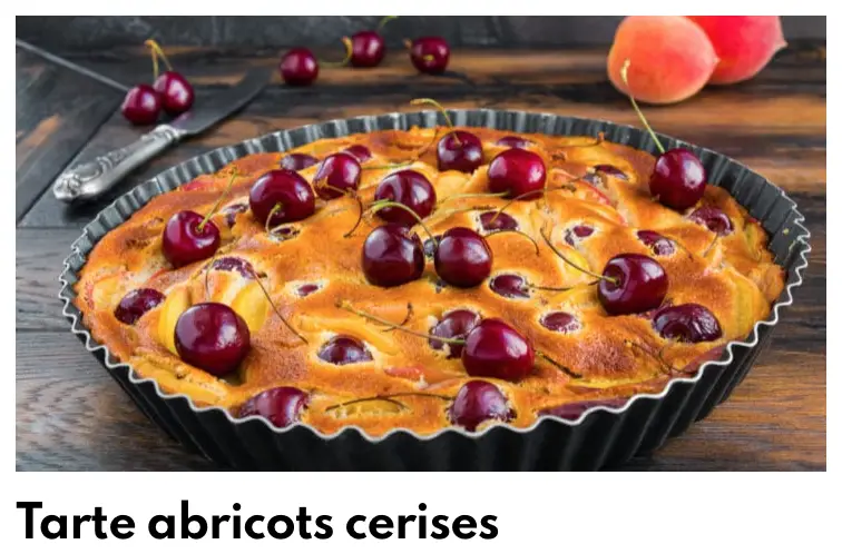 Tarte abricot cherries