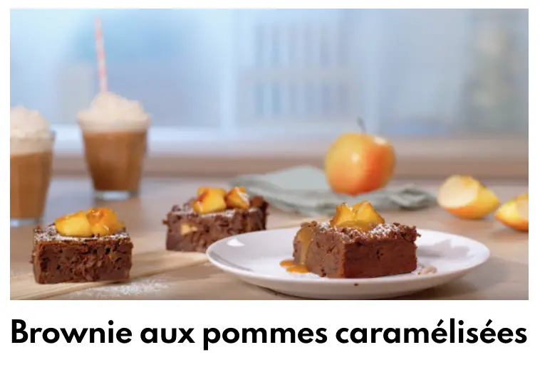 Brownie con pommes