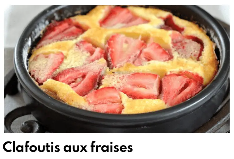 Ο Clafoutis fraises