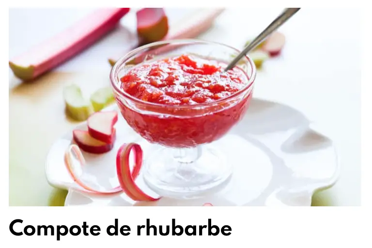 compote rhubarb