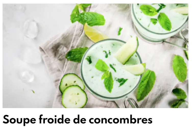 Froide Concombres-Suppe