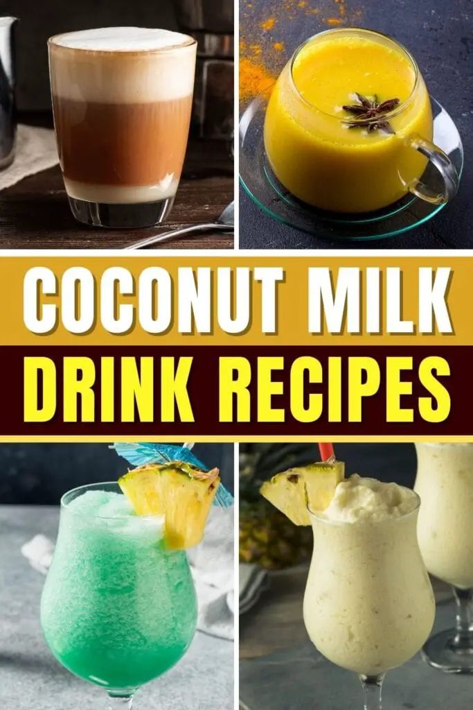 Recetas de bebidas de leche de coco