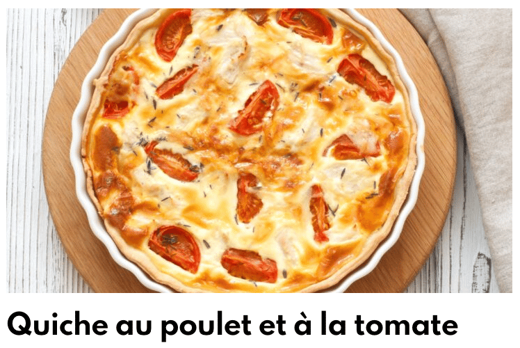 Tomaten-Poulet-Quiche