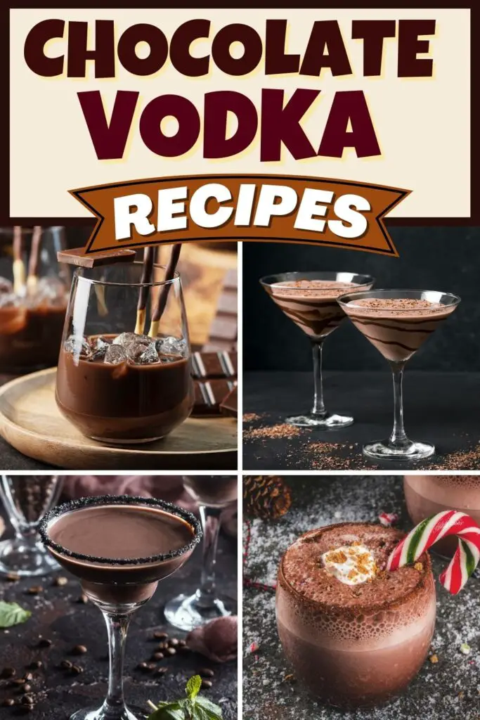 Recetas de vodka de chocolate