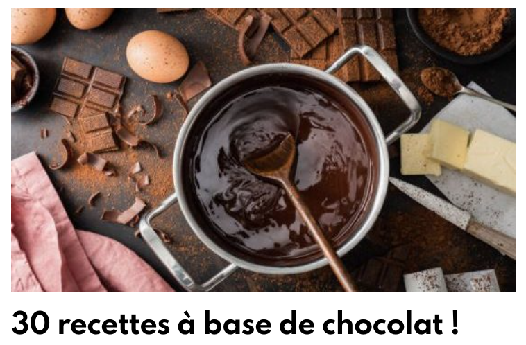 30 دستور پخت بر اساس شکلات