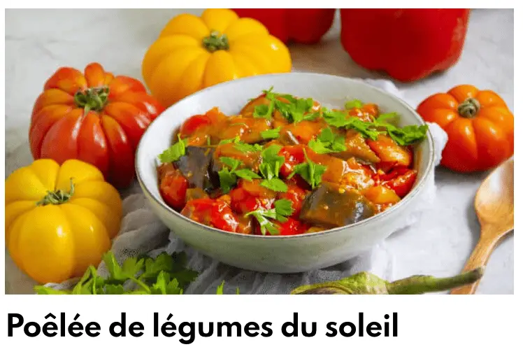 Poêlé legumes soleil