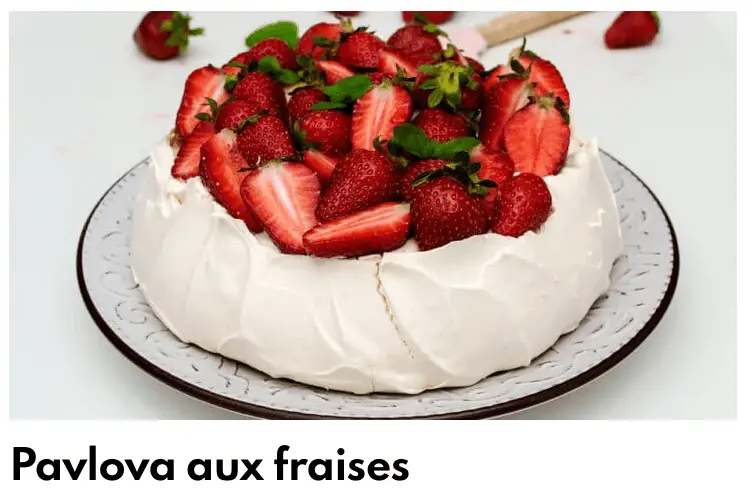 fraises pavlova