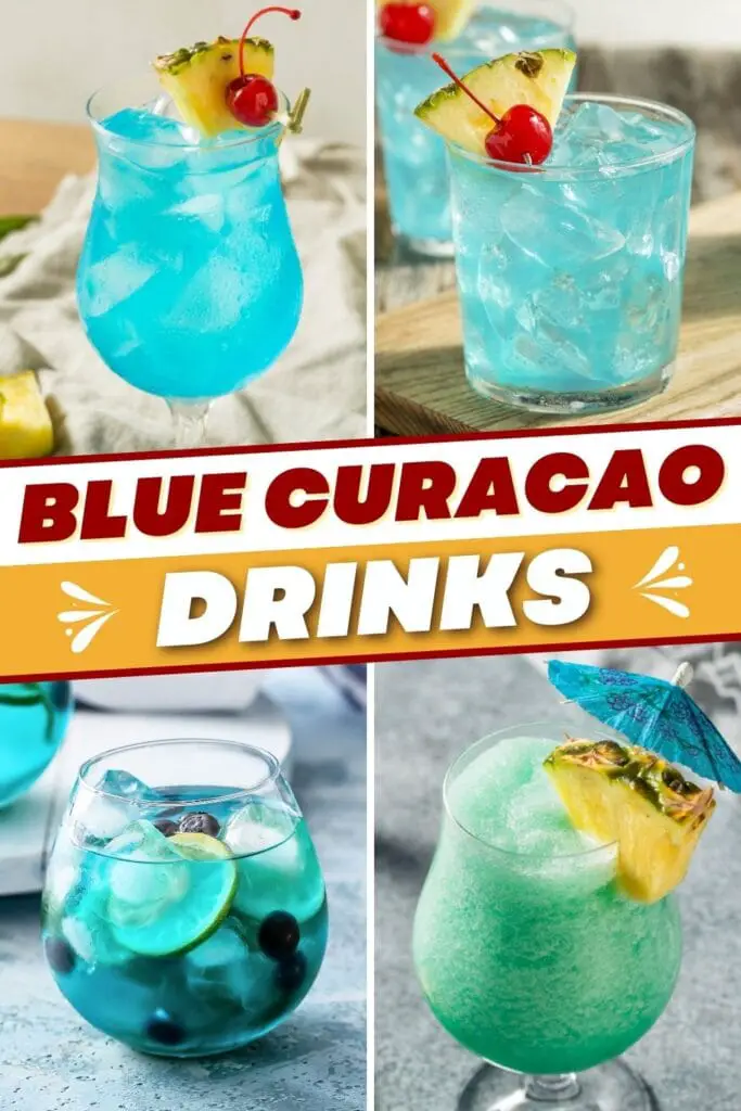Bebidas de Curazao Azul