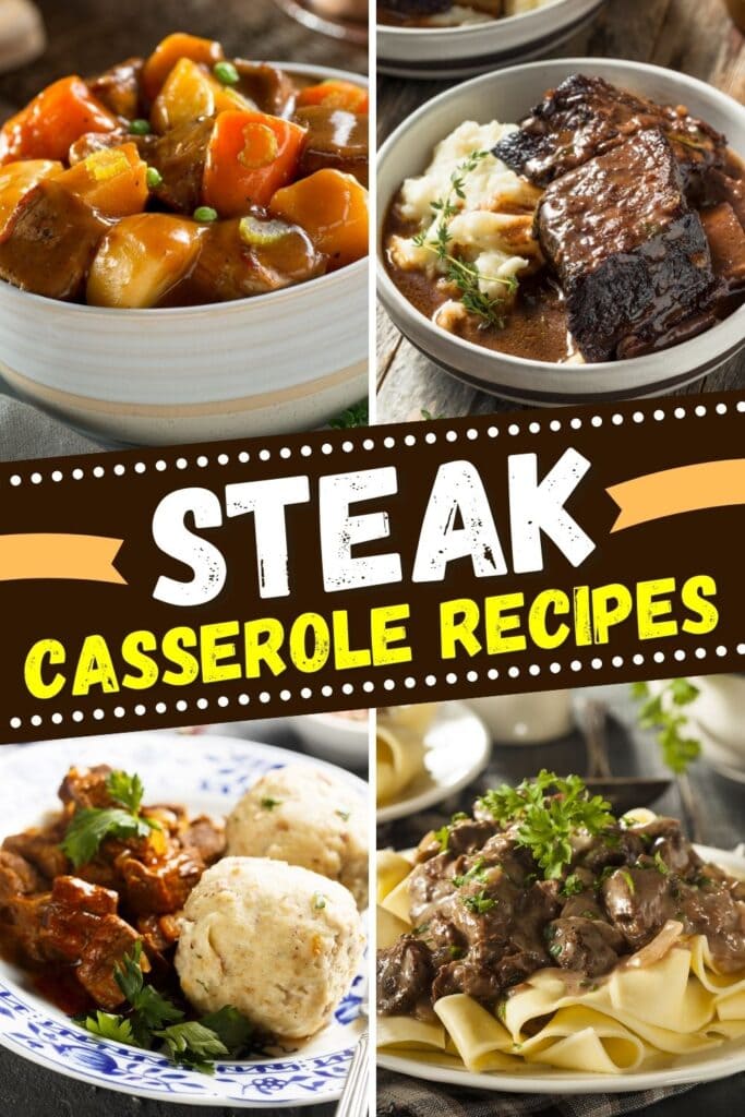 Mga Resipe sa Steak Casserole