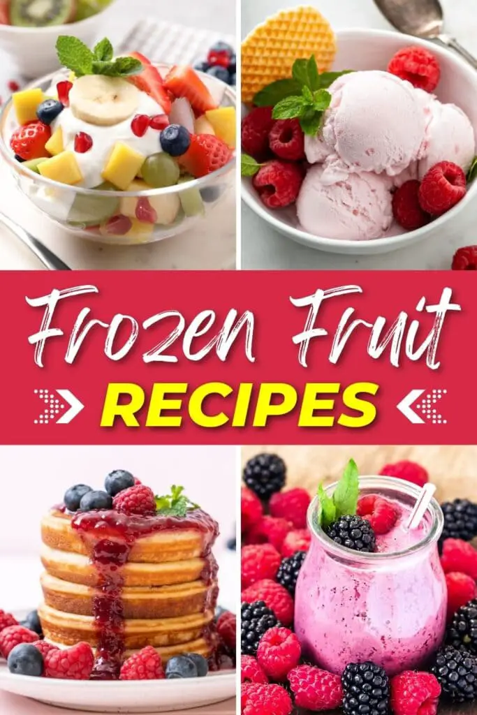 Receitas de frutas congeladas