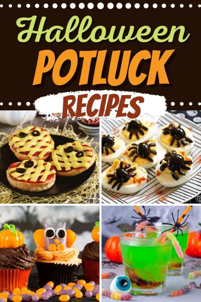 Halloweenske recepty Potluck