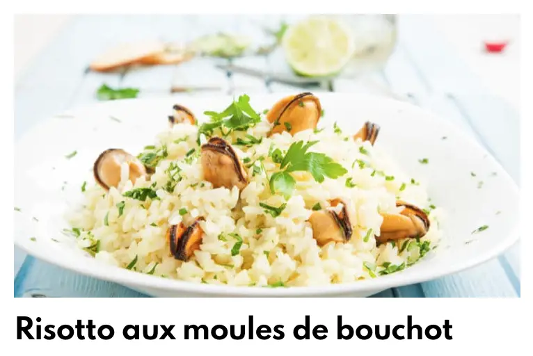 Risotto with bouchot mussels
