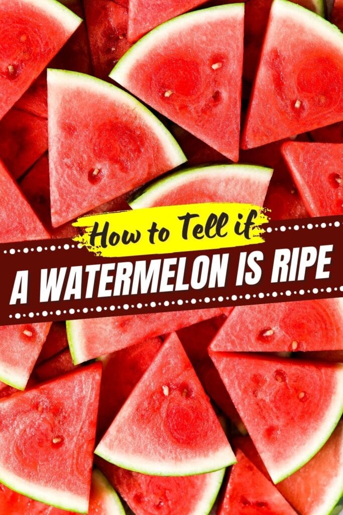 Hoe kinne jo fertelle as in watermeloen ryp is