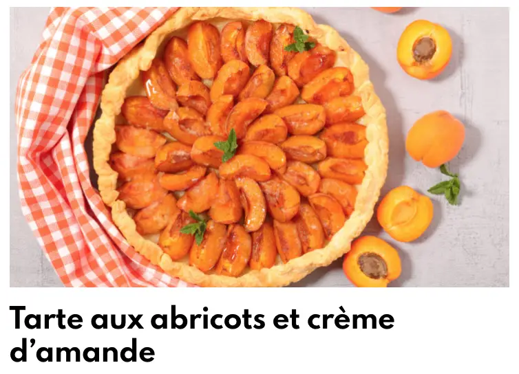 Tarte aux abrikose