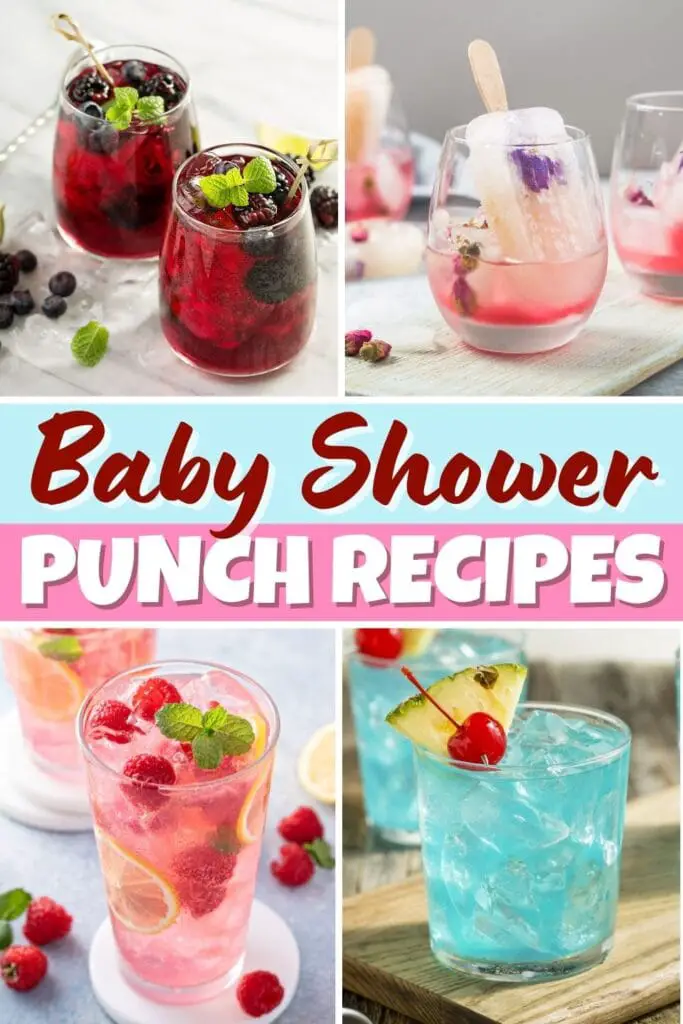 Sou entènèt jwèt Baby Shower Punch Recipes