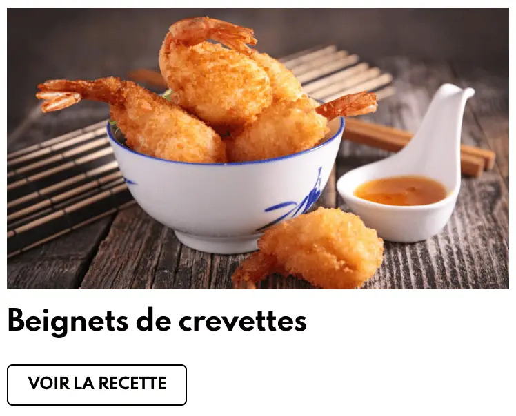 crevettes fritters