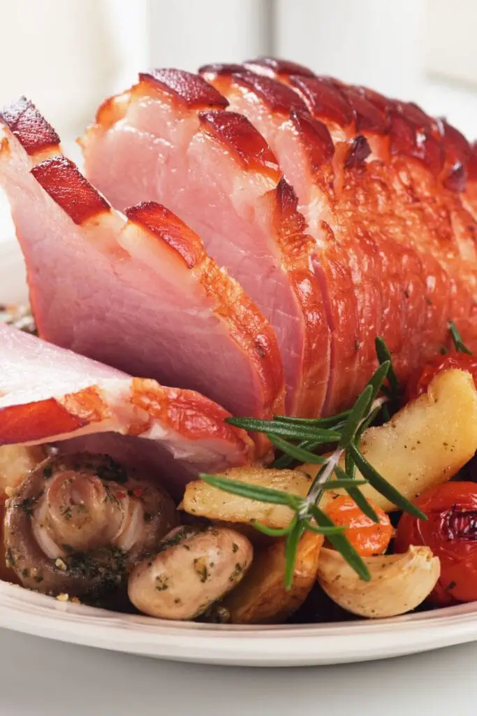 Jamón Gammon Asado Casero Con Verduras