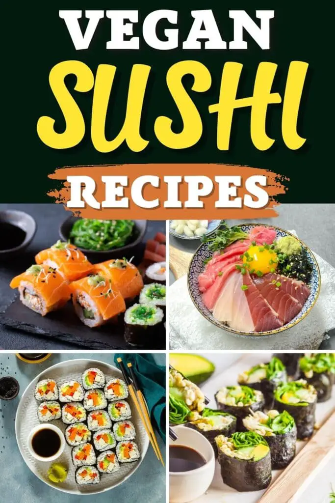Recetas de sushi vegano
