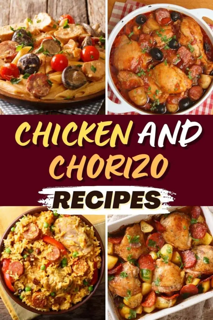 Kylling og chorizo ​​opskrifter