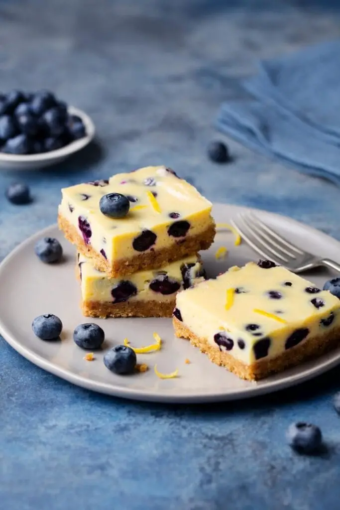 Limonli Blueberry Cheesecake Barlar