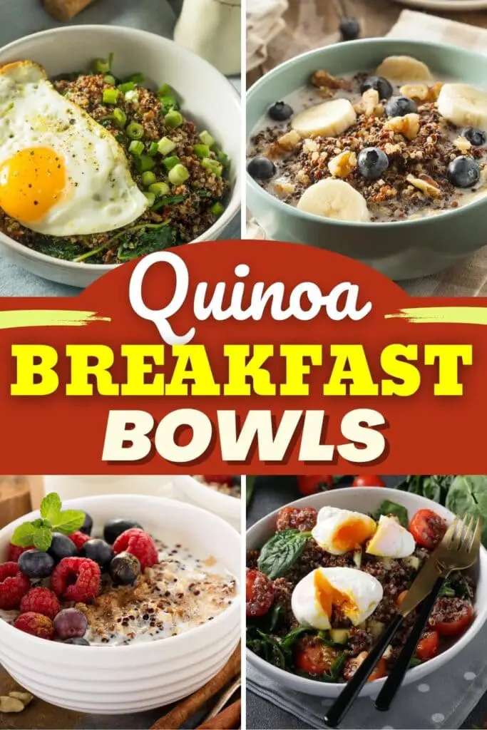Quinoa նախաճաշ Bowls